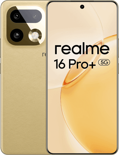 Tuotekuva tuotteelle REALME 16 Pro+, 256 GT, Kulta