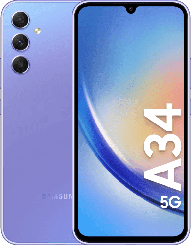 Tuotekuva tuotteelle Samsung Galaxy A34, 128 GT, Violetti