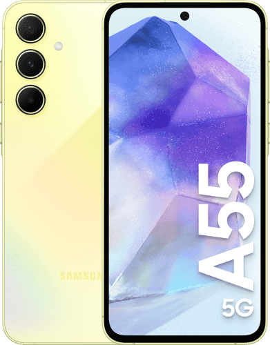 Tuotekuva tuotteelle Samsung Galaxy A55, 128 GT, Keltainen