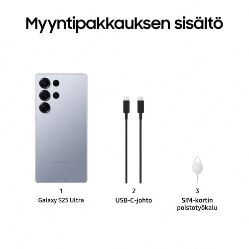 Tuotekuva tuotteelle Samsung Galaxy S25 Ultra, 512 GT, Hopea