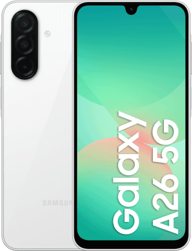 Tuotekuva tuotteelle Samsung Galaxy A26 5G, 256 GT, Valkoinen