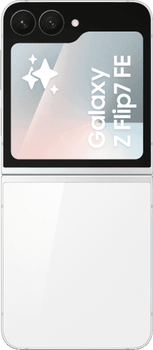 Tuotekuva tuotteelle Samsung Galaxy Z Flip7 FE, 128 GT, Valkoinen