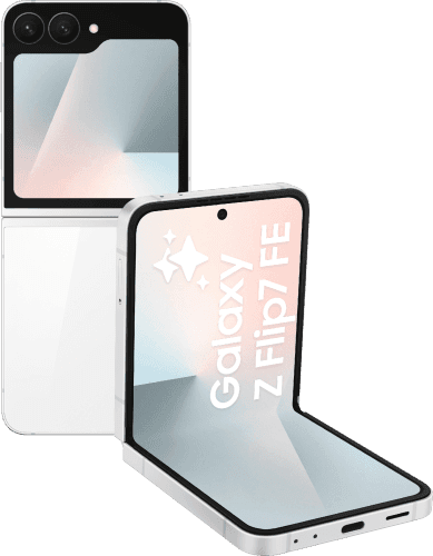 Tuotekuva tuotteelle Samsung Galaxy Z Flip7 FE, 128 GT, Valkoinen
