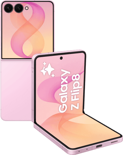 Tuotekuva tuotteelle Samsung Galaxy Z Flip8, 256 GT, Vaaleanpunainen